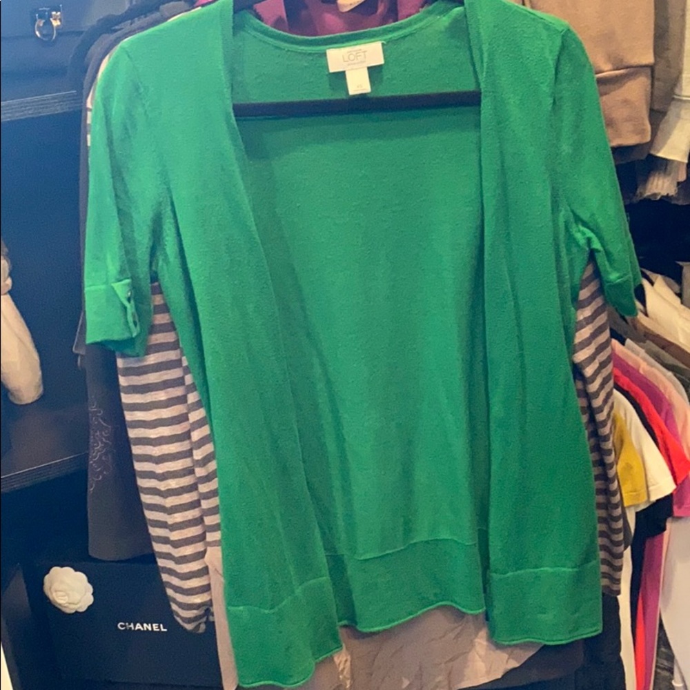 Short sleeve cardigan